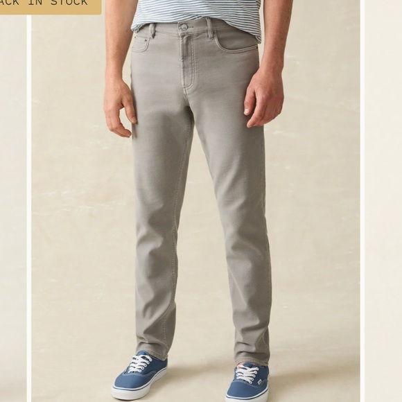 Faherty Other - FAHERTY Stretch Terry 5- Pocket Pants